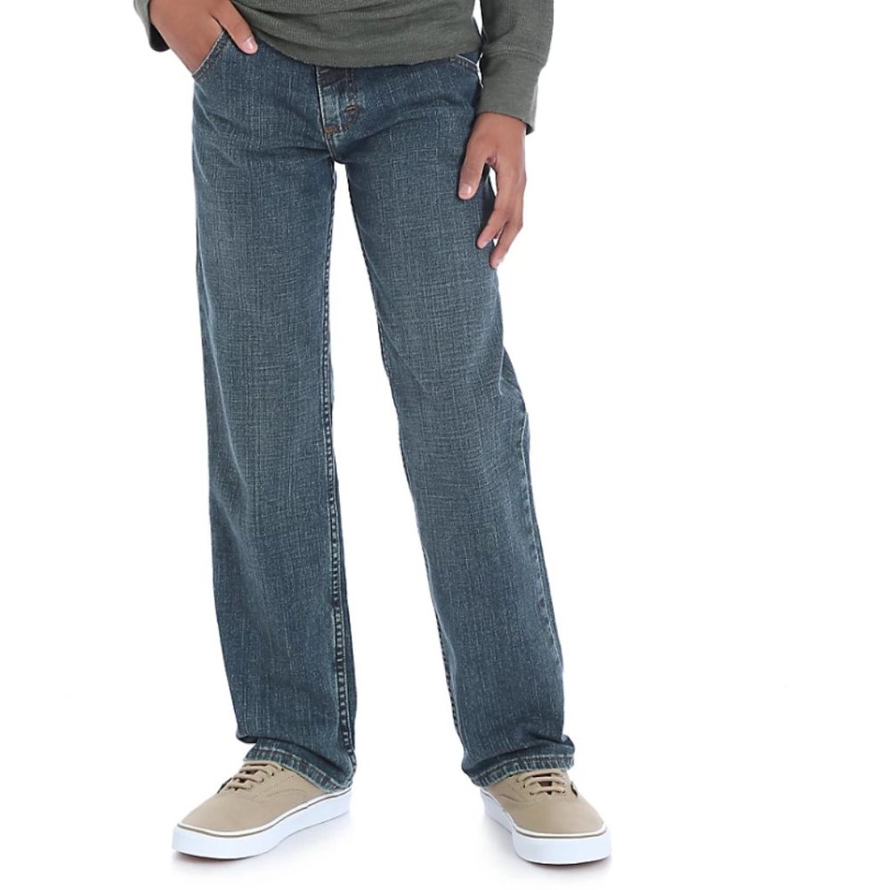 kids wrangler boot cut jeans
